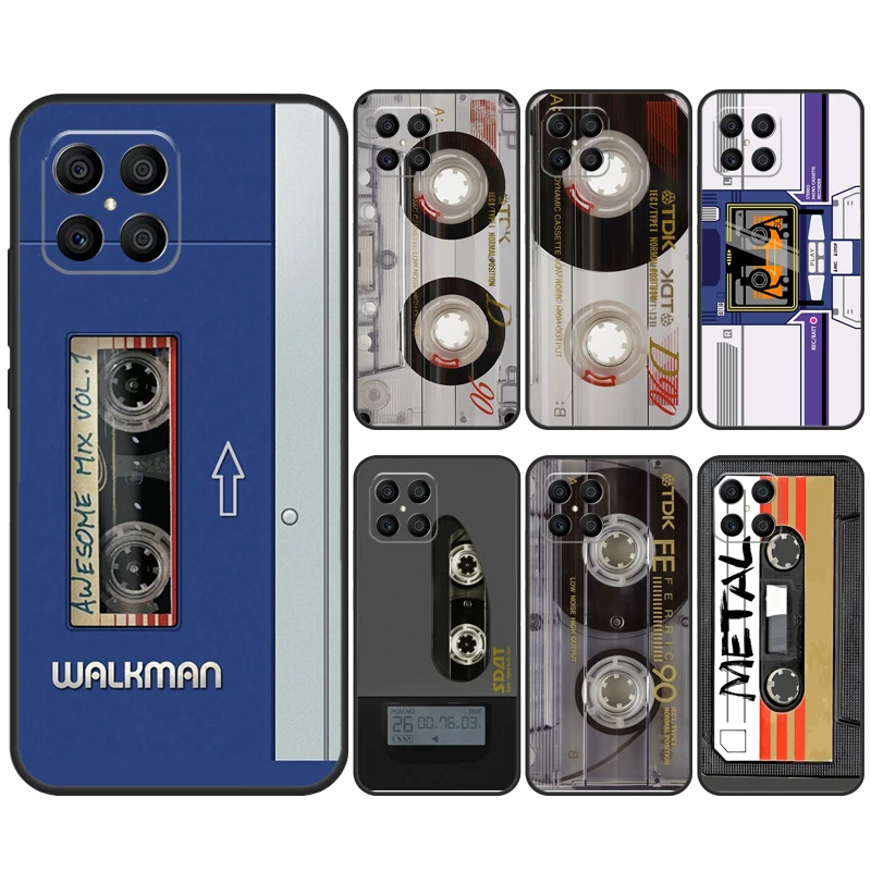 

Retro Cassette Tape Case For Samsung Galaxy M33 M53 M13 M23 M21 M31 M51 M30s M20 M14 M34 M54 M55 M12 M32 M52