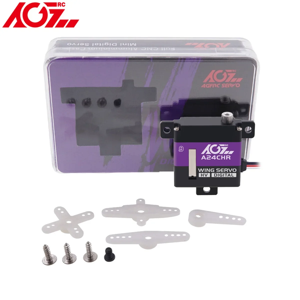 SkyDElAGFRC A20CLM 20g All-Aluminum Shell 10.2KG 0.093Sec High Voltage Programmable Digital Mini Servo For Aircraft/Glider/Helic