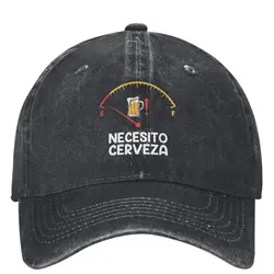 Necesito Cerveza Baseball Cap Funny Spanish Quote I Need Beer y2k Cool Women Men Hip Hop Hats Outdoor Gym Snapback Cap Gift Idea