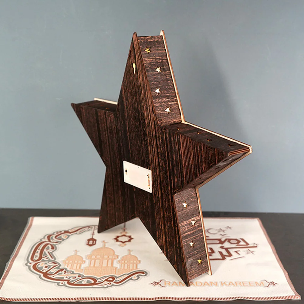 

Wooden Wall Theme Glare Free Bedroom Bedroom Ramadan Night Light Party Festival Home Decoration Small Night Light