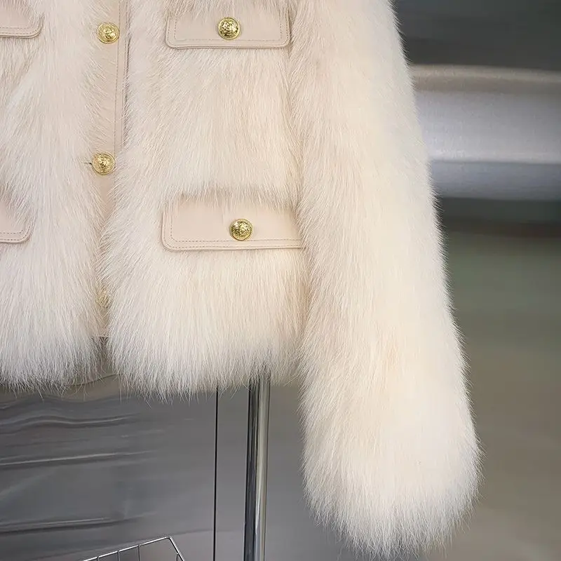 Bontjas voor dames Lente en herfst Korte kleding Kleine jas Dames