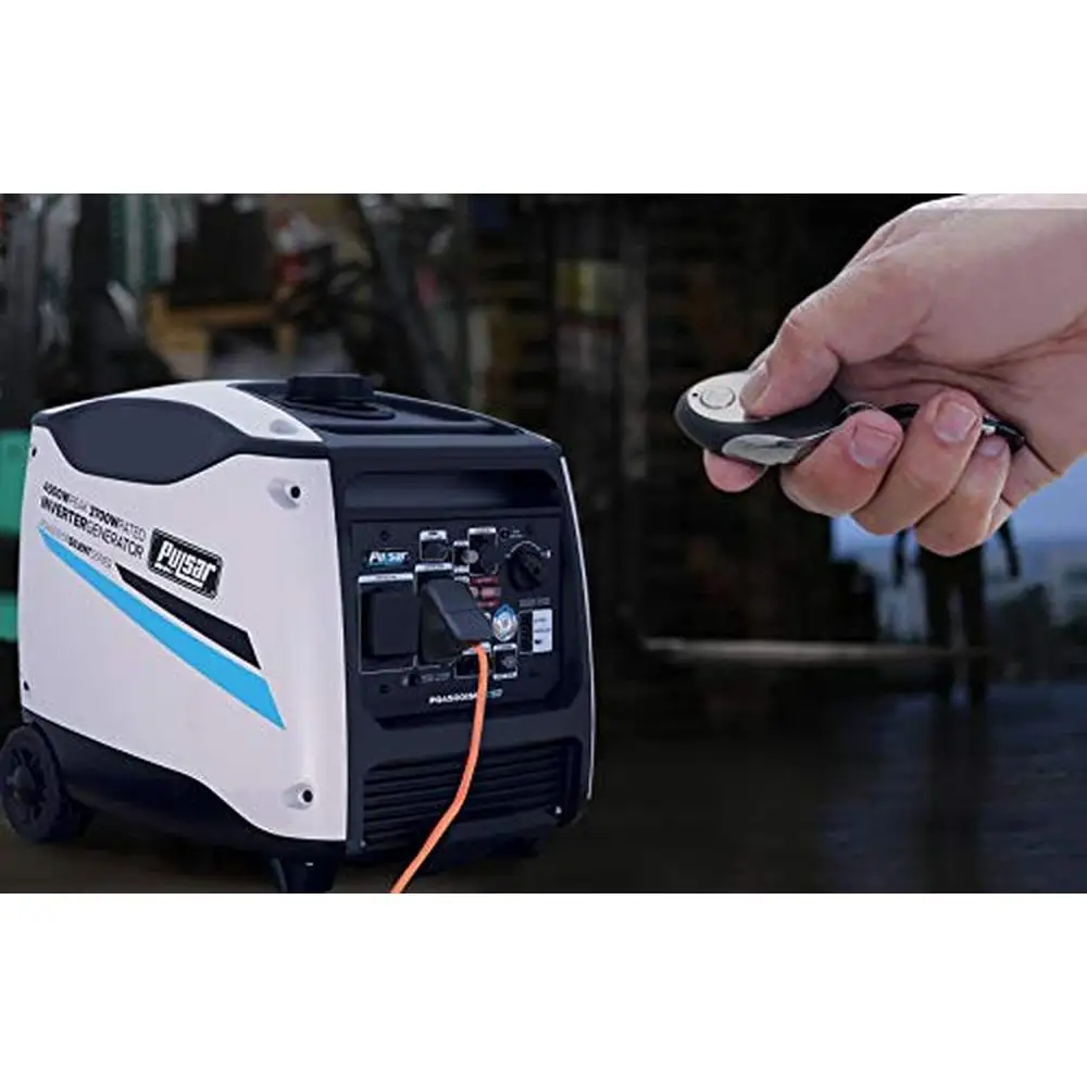 Quiet Portable Inverter Generator 4500W Remote Start Backup Power with Parallel Capability