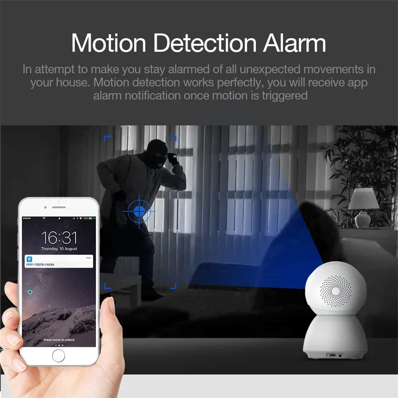 Sdeter 2K 4K Baby Monitor Camera Wifi Wireless Night Vision Auto Tracking Surveillance Security IP  Cam With Phone APP