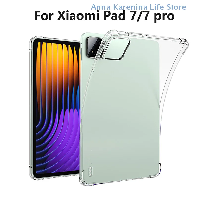 Soft Transparent Tablet Protective Case For Xiaomi Pad 7/7 Pro 11.2 