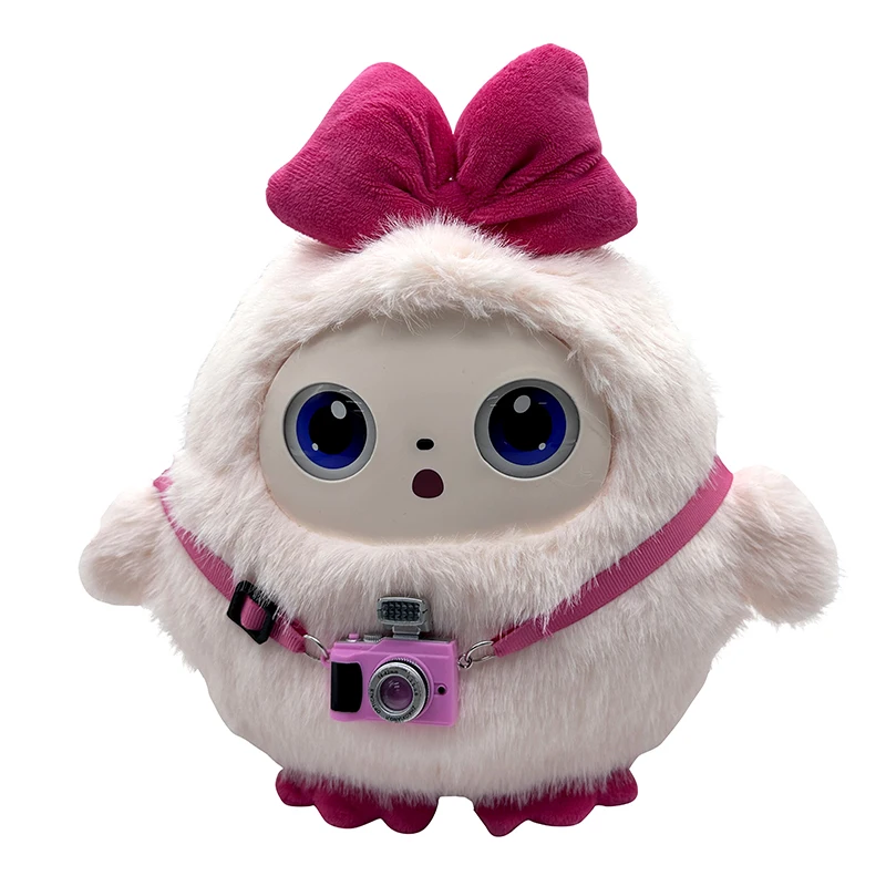 Jopark ODM Kawaii rond Dun Dun Ledodo AI peluche jouet mignon vert doux tissu haute technologie intelligent en peluche jouets éducatifs pour enfants