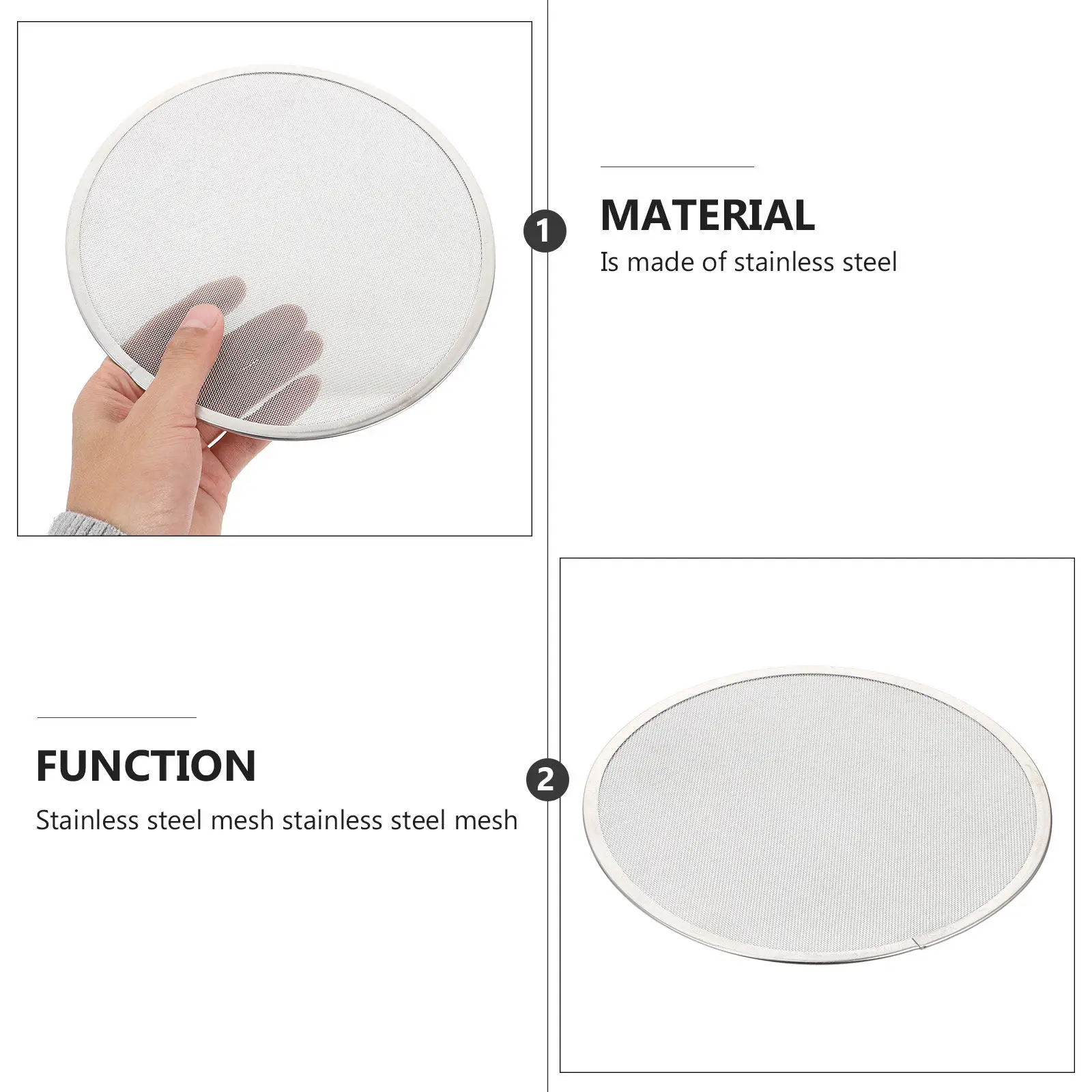 1Pcs Premium Stainless Steel Mesh Burner Pad Screen for Lab Kitchen Outdoor Use Heat Diffuser Professional