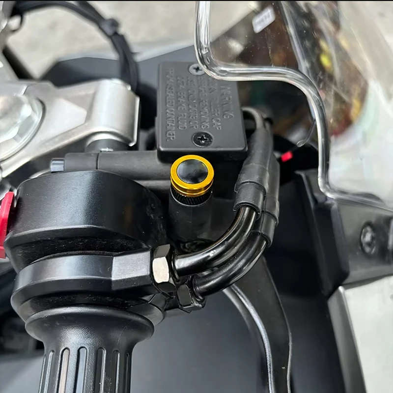 Mototcycle Accessories For Xciting 250 300 500 DOWNTOWN 125 300 350 AK550 | CNC M10*1.25 Mirror Hole Plugs Screws Cover