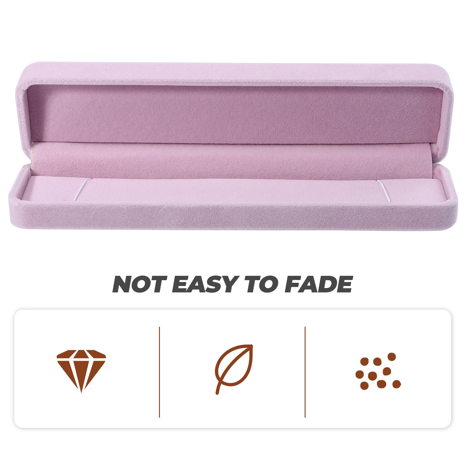 

Flannel Jewelry Box Pink Packaging Case for Necklaces Rings Storage Dustproof Gift Boxes Valentine Birthday Christmas