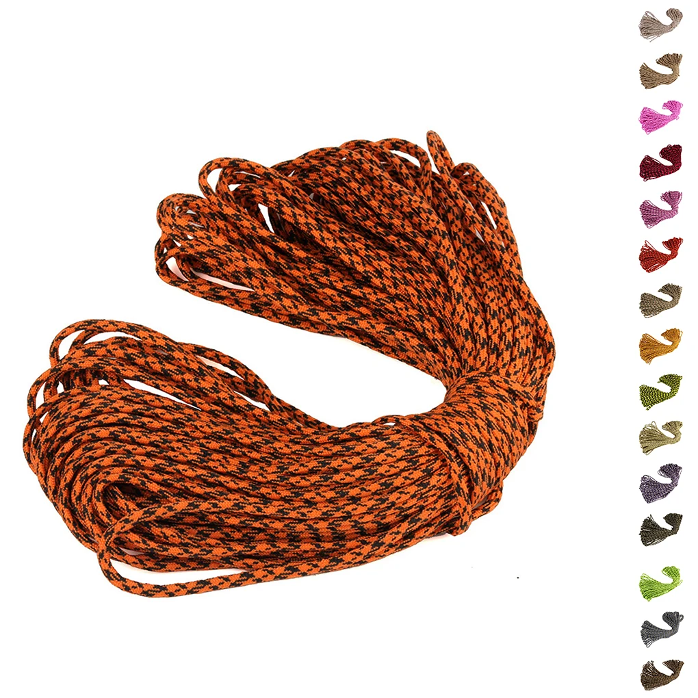 100 متر 5 مللي متر 7-core خيمة التخييم إصلاح النسيج ملزمة مظلة حبل مضفر الحبل المنزل في الهواء الطلق خط الحياة