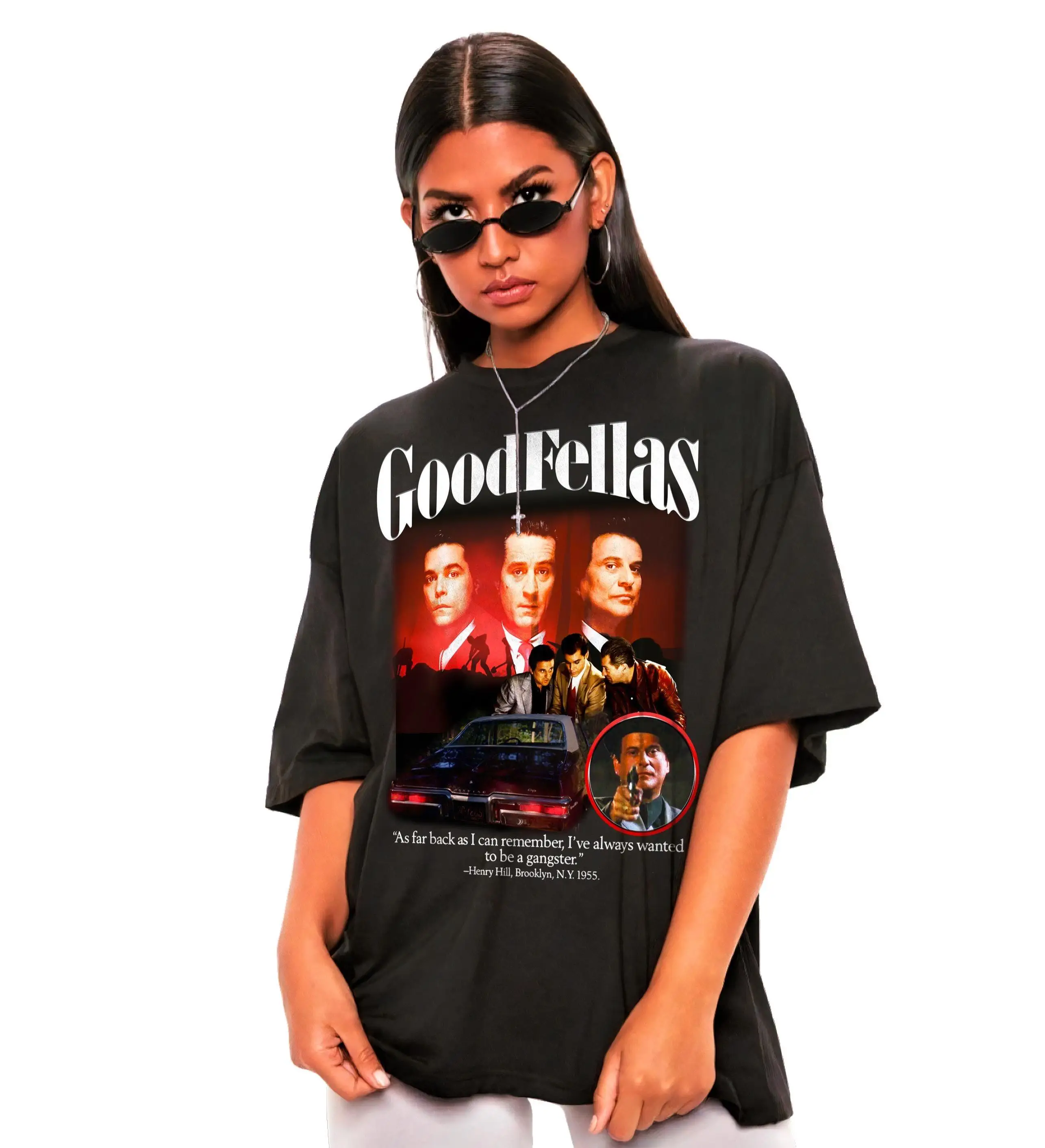 Unisex Goodfellas Movie T-Shirt  Summer Men's and Women's Loose and Breathable T-shirt Top