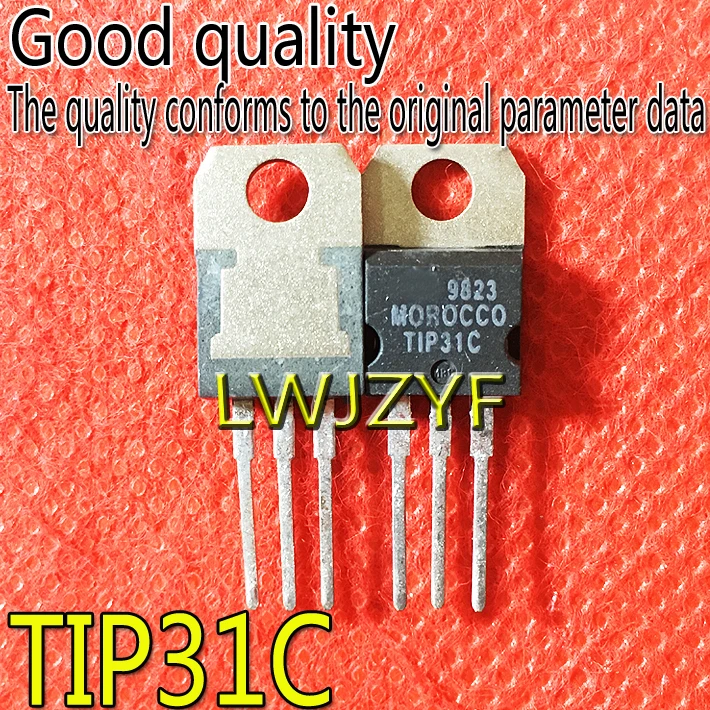 (10Pieces) New TIP31 TIP31C TO-220  100V 3A 40W MOSFET Fast shipping