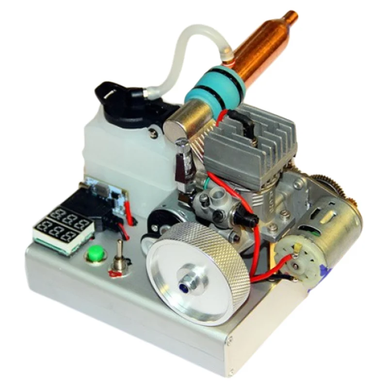 

Мини-двигатель SC12 на метаноле, 2-тактный, с электростартером, зарядным кабелем, переключателем, топливным баком, дисплеем напряжения, ручным запуском, модель-игрушка