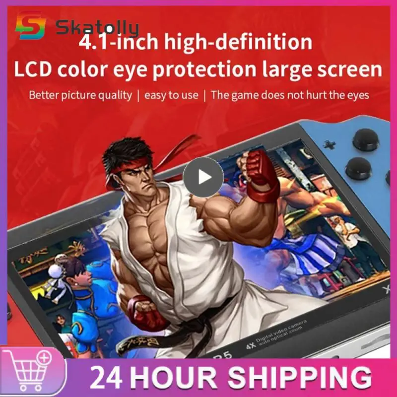 Inch BIG Screen X7 Plus Video Game Console Built-in 10000+ Games Portable Audio Video Player Classic Play Game 8Gb-32Gb