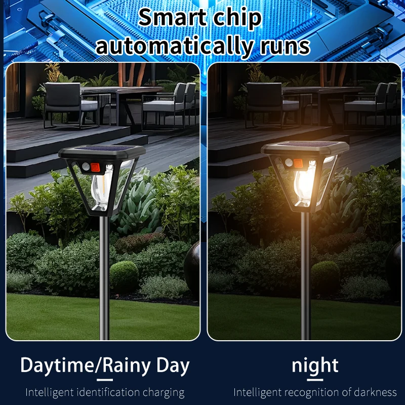 1PC Versatile Floor Lamp/Wall Lamp Dual Purpose Lamp Outdoor Solar Led Outdoor Waterproof Light Outdoor Garden Wall Street Light image 3