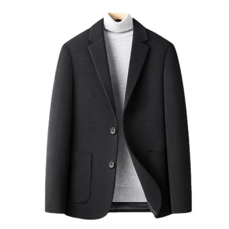 

New High Quality Wool Fashion Handsome Trend Business Casual Suit Coat Casual Business Young Suit Slim Blazers M-3XL