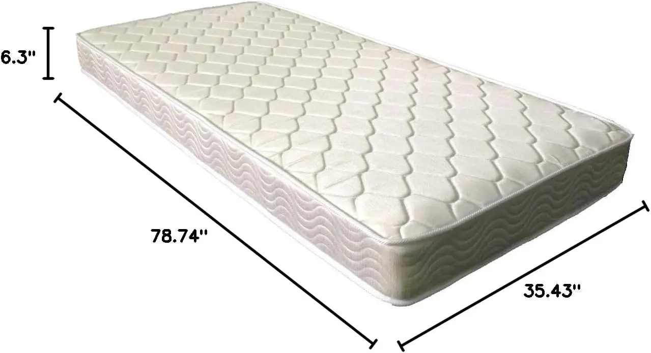 Mattress with Euro Top – Firm Support, Gel Memory Foam, and Pocketed Coils for a Cool, Comfortable Sleep