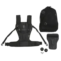 Dual Camera Strap Nylon Durable Comfortable Breathable Adjustable Multi Carrier Chest Harness new