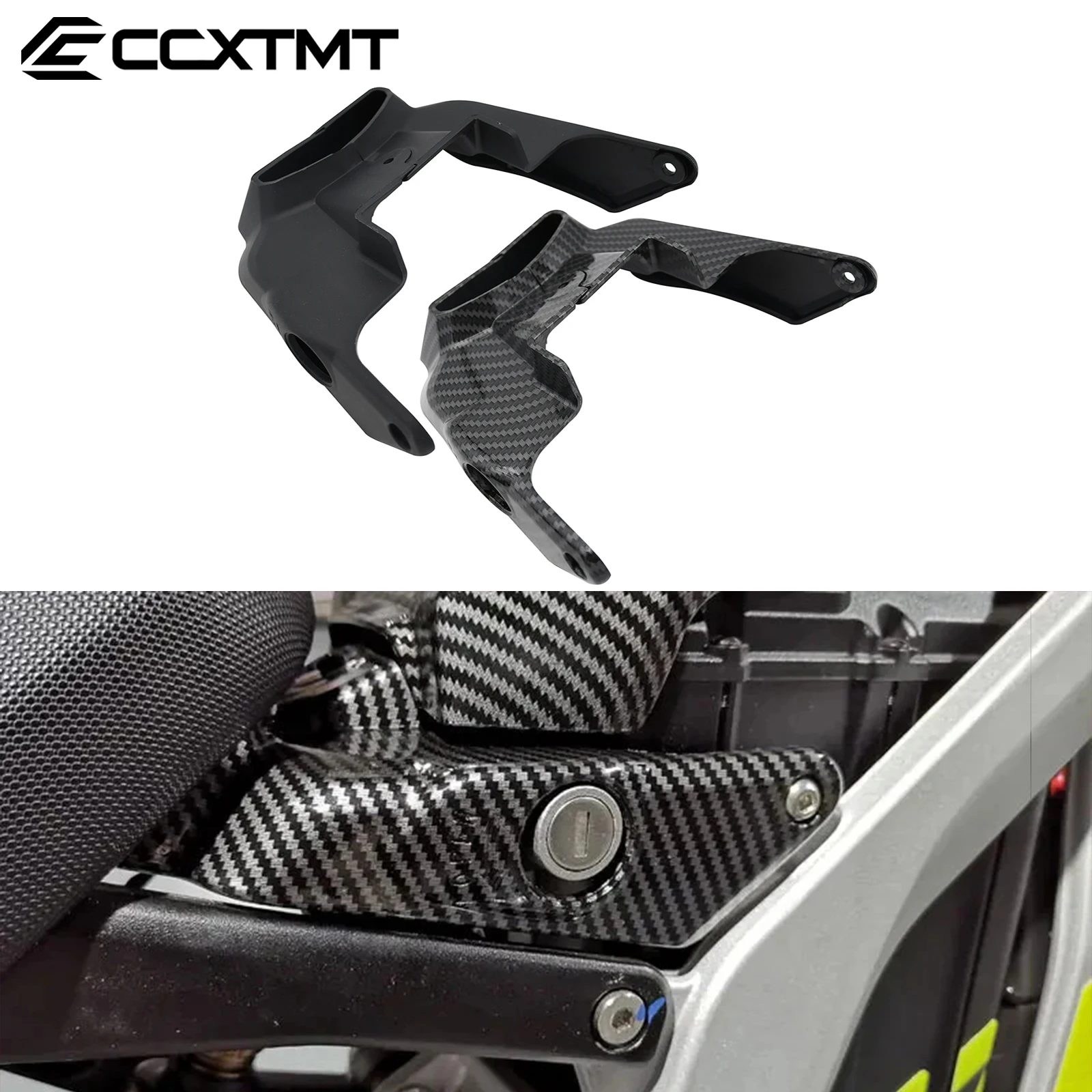 Cubierta de batería de motocicleta eléctrica, cerradura de compartimento de batería de puerta de llave, envolvente de plástico para sur-ron Light Bee X y Light Bee S