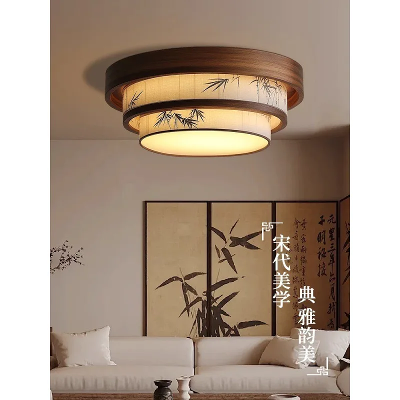 

Bedroom living room main light, Chinese style national style round high-end ceiling light