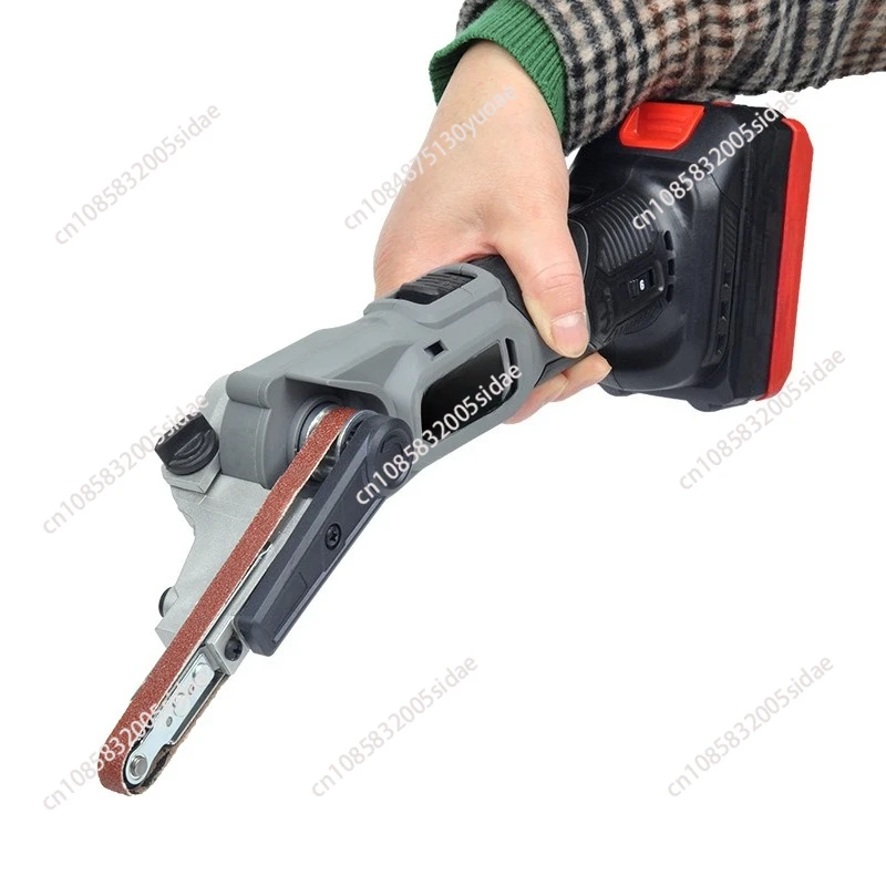 Mini Belt Sander Lithium Battery Micro Electric Polisher Knife Sharpener Sandpaper Machine Grinding Machine
