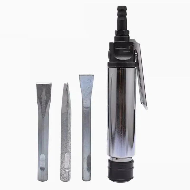 Pneumatic air shovel 6500BPM with 3 pieces working head rust removal chisel machine metal burr weld removal tool