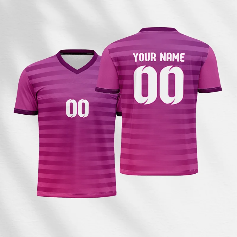 ملابس رياضية مخصصة لكرة القدم تي شيرت برقبة على شكل V للبالغين والمراهقين قمصان تدريب الفريق المخصصة ومجموعات النادي المطابقة للعائلة