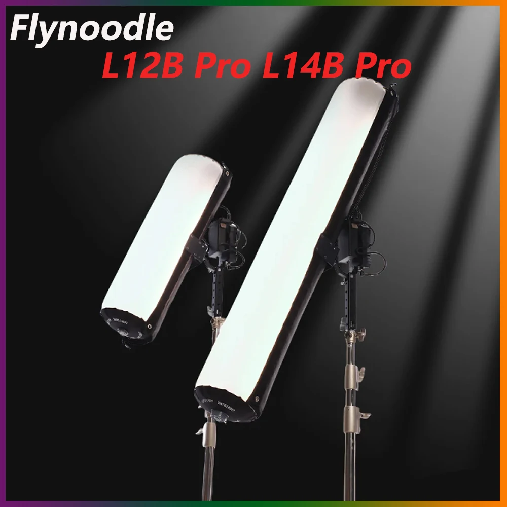 

FlyNoodle L12B Pro L14B Pro Inflatable Tube Soft LightStudio Photo Light 100W Photography Portable Fill Light Video Camera Light