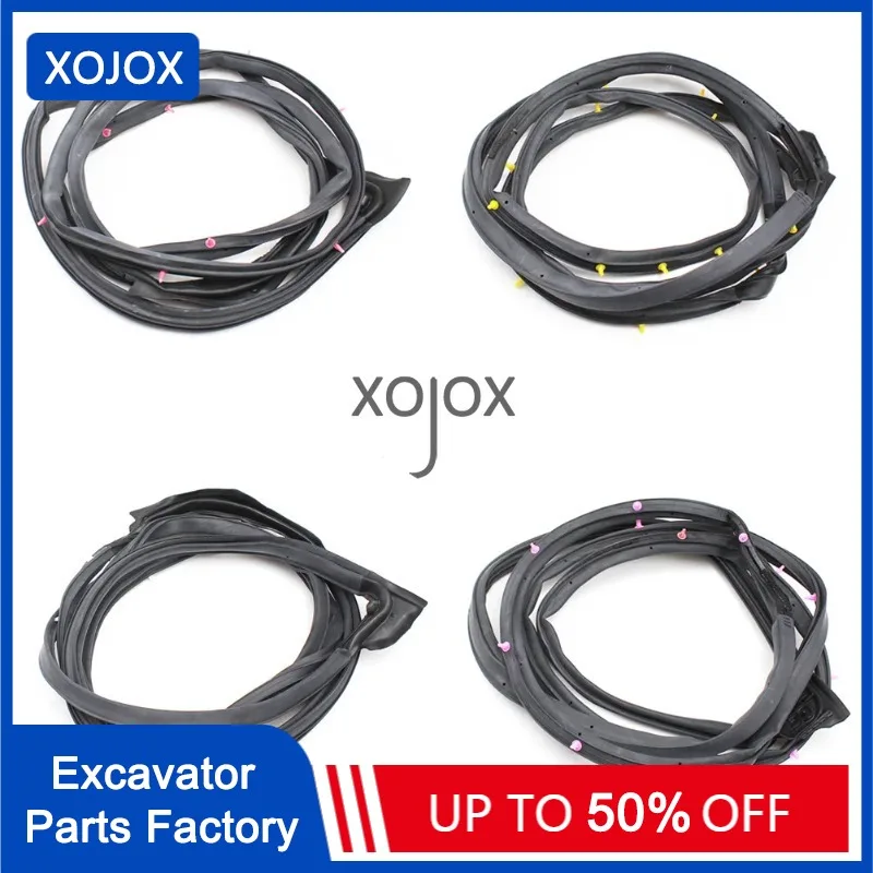 

XOJOX For Toyota Corolla 2014-2018 67862-02320 67861-02320 67872-02290 67871-02290 4PCS Door Rubber Weatherstrip Seal