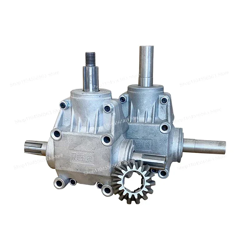 1:1 Right-Angle Gear Reducer (T-Shaped Reinforced) – 4-Mode Gear Box, Commutator & Steering/Guide Box Combo