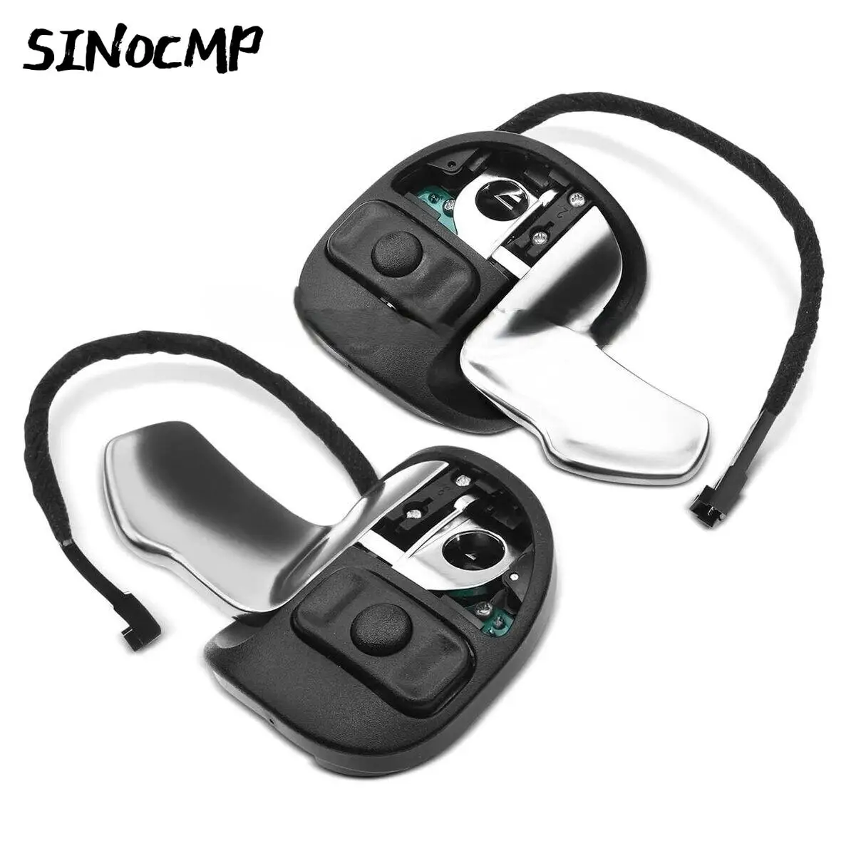 

2 Pcs Steering Wheel Shift Switch Fit For 2015-2021 Challenger Challenger 5rq09dx9ac 5rq08dx9ac Automotive Interior Parts