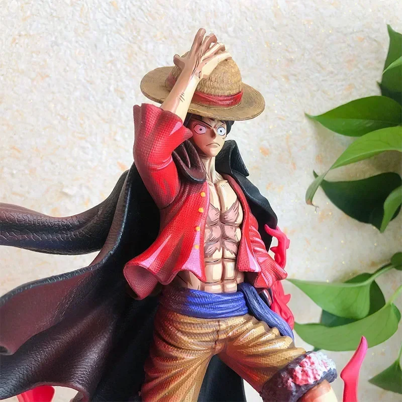 

24 см аниме One Piece фигурка новая двойная головка Supernova Luffy Gk четвертый император комикс цвет ручной работы Статуя Модель игрушка подарок