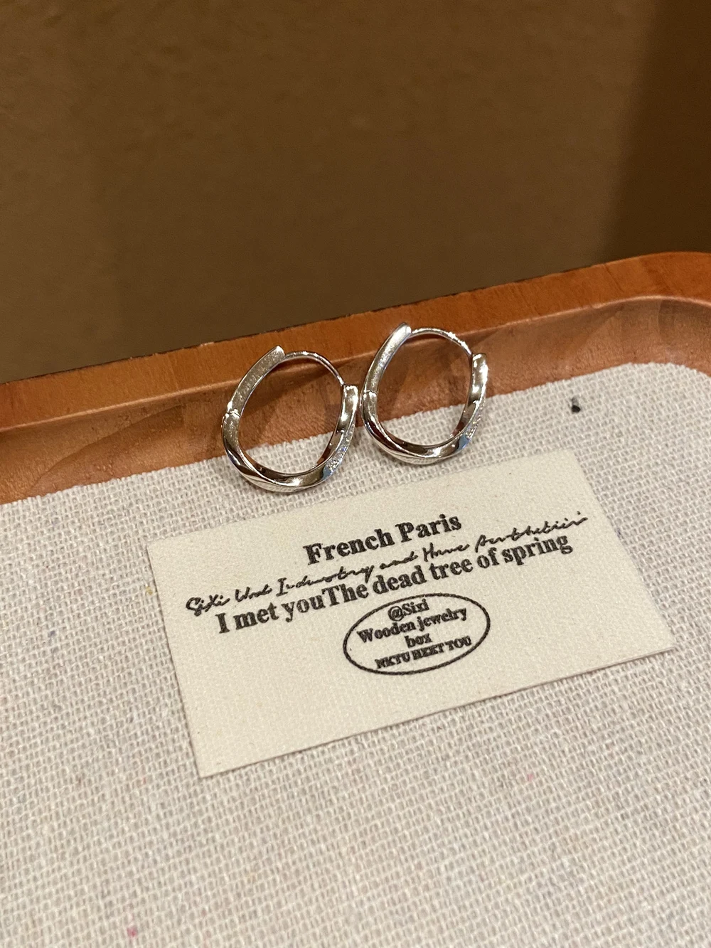 S925 Silver Color Micro-inlaid Zircon U-Shape Hoop Earrings for Women Simple Square Earring Temperament Ear Jewelry Accessories