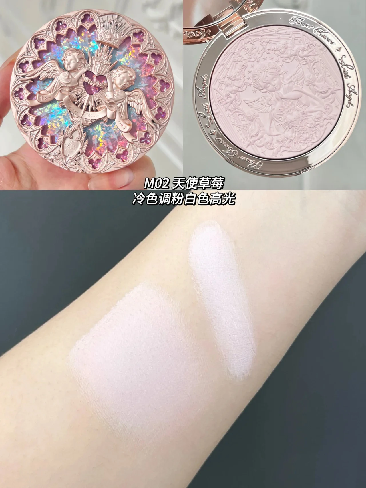 The Flower Knows Little Angel Collection Relief Highlight Gesichtspuder iluminador Makeup Contour Highlighter Palette 8g/0,3Fl.oz – Detail 32