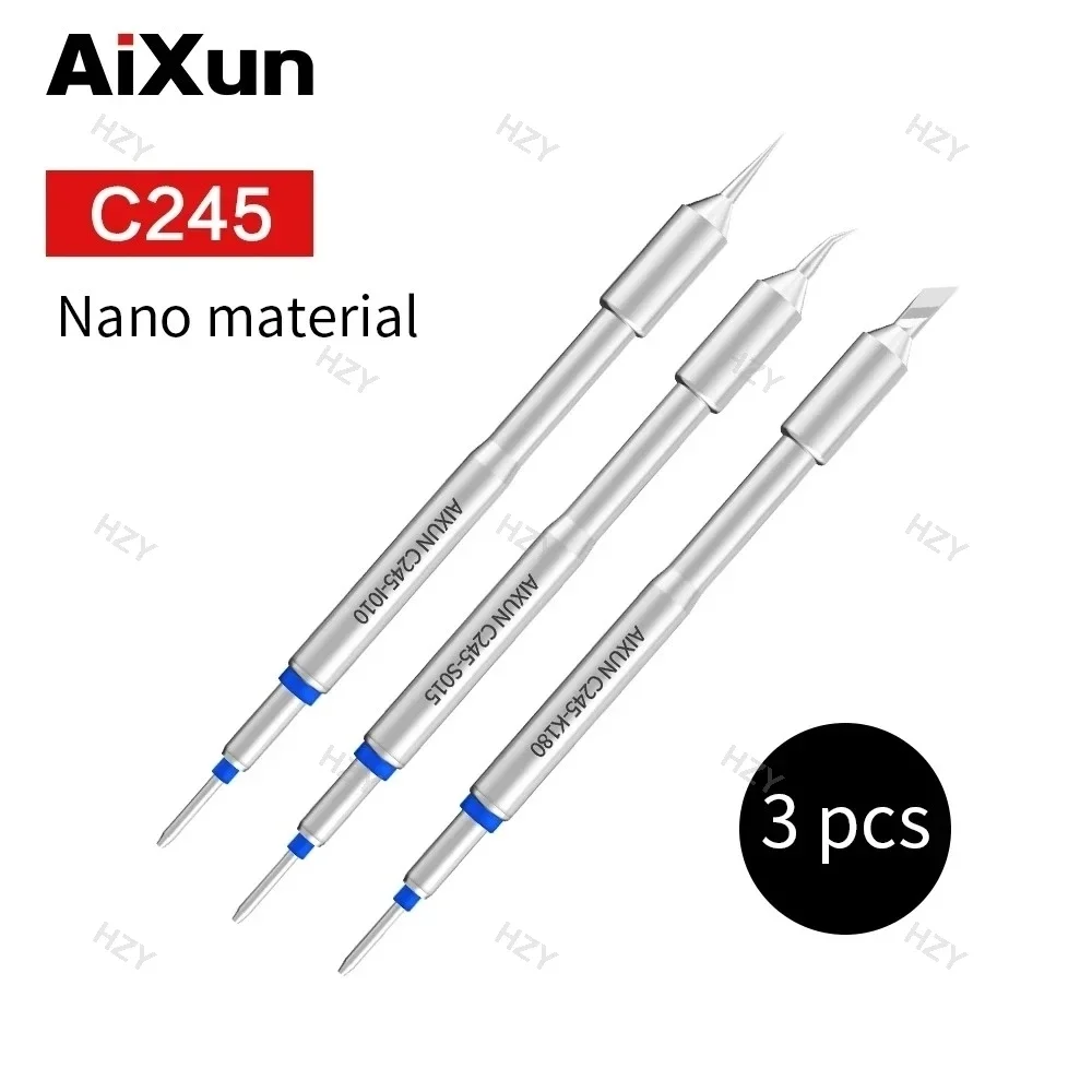 JC Aixun C210 T245 C115 Soldering Iron Tip Lead-free Heating Core For JBC AIXUN T3A T3B T420D Sugon Electric Soldering Iron Kit