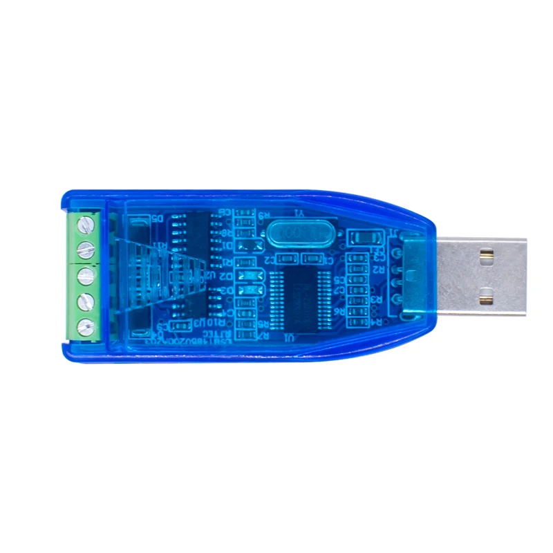 PL2303 USB RS485 Half-Duplex Serial Communication Module with TVS Protection for Industrial Electronic Equipment PLC Sensor DIY
