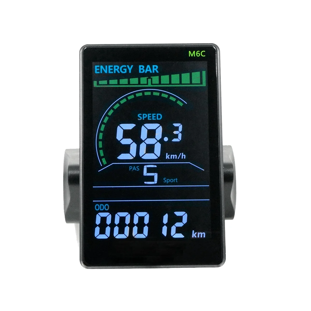 Imagem -02 - Medidor de Display Lcd para Bicicleta Elétrica Painel Lcd Tela Colorida com Usb Mountain Bike e Scooter M6c 24v60v 5pin