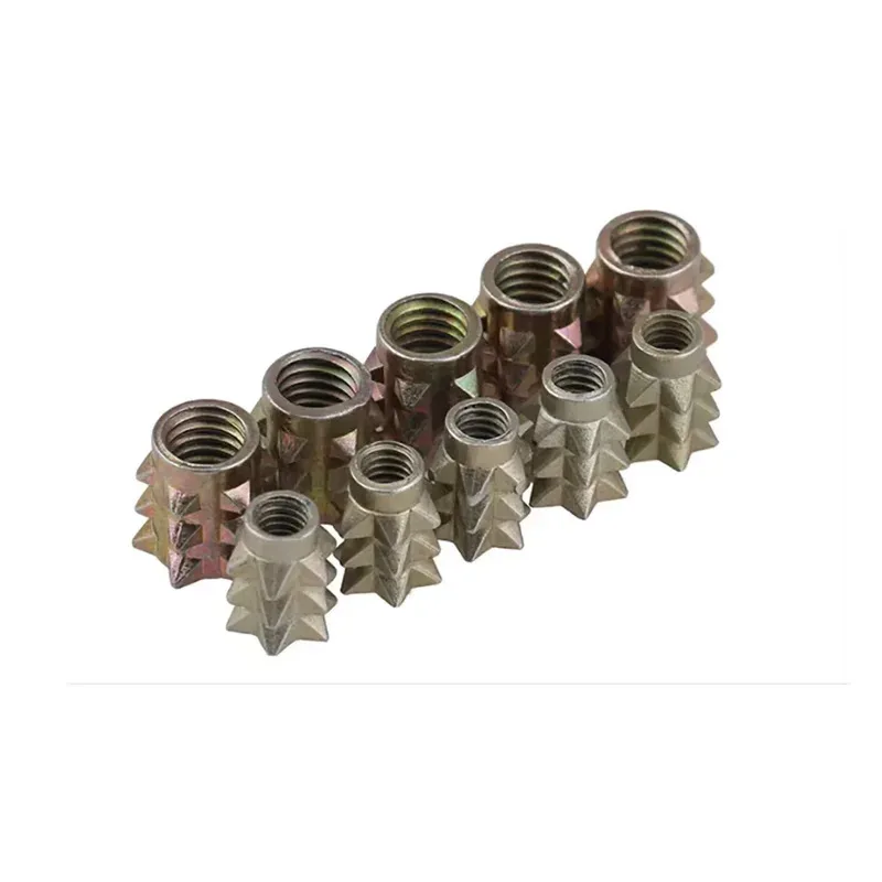 Low Melt Kirksite Zinc Alloy Nuts M4 & M6 Threads Furniture Joint Connectors Customizable