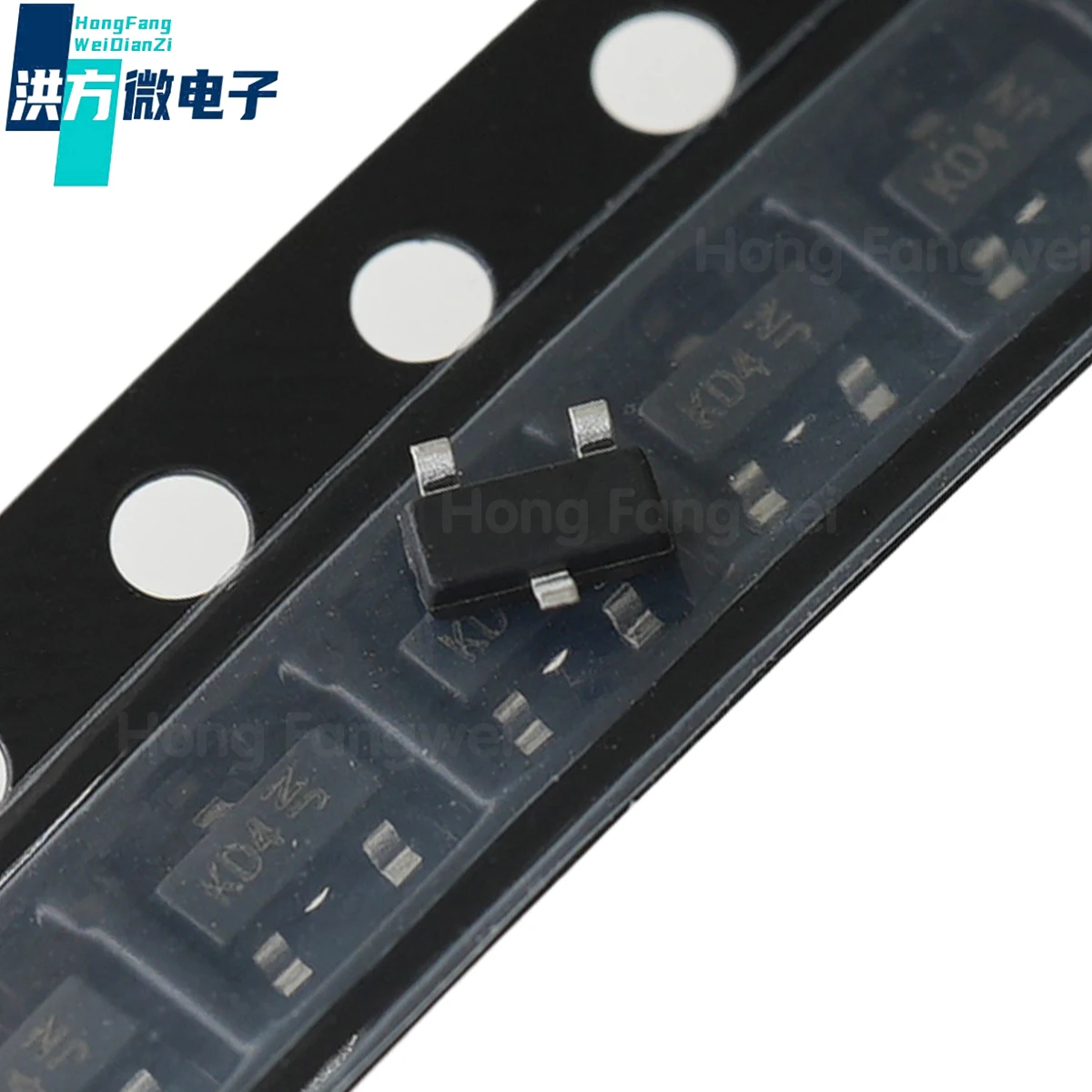 20 STKS AZ23C3V6-7-F D4 originele Zenerdiode KD4 CD4 DD4 1 paar gemeenschappelijke anode 3.6 V 3.4 V ~ 3.8 V 300 mW SOT-23 95Ω 95ohm AZ23C Markering D4