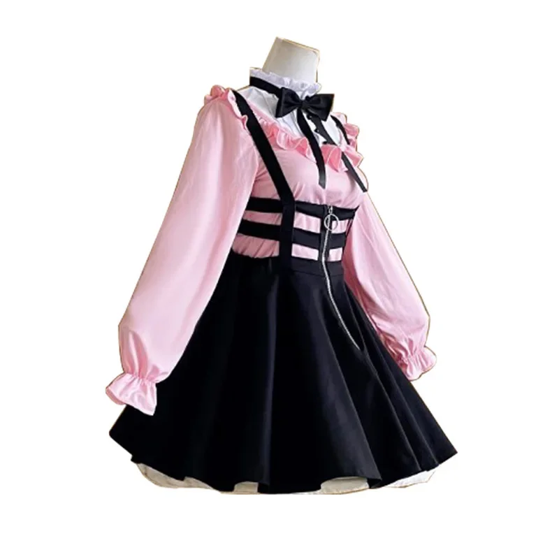 YouTuber vtuber holographic live Mayuzumi Fuyuko cosplay dress uniform outfit cosplay costume game Kawaii girl clothing wa5635