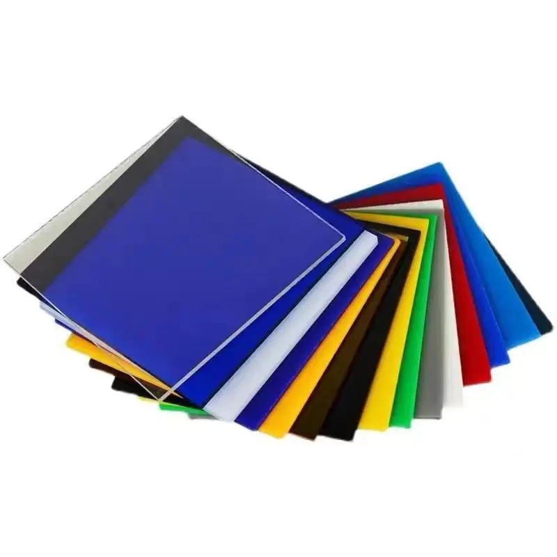 2PCS PMMA Acrylic Board Color Opaque Blanks Plate Hobby Materials Methacrylate Plastic Plexiglass Sheet