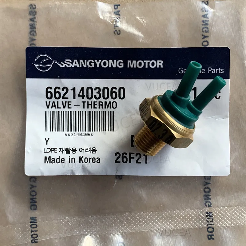 For Ssangyong  REXTON KORANDO MUSSO Sport UTE 2.9 Liter TURBO Diesel Thermostatic Valve OEM 6621403060 6621403160