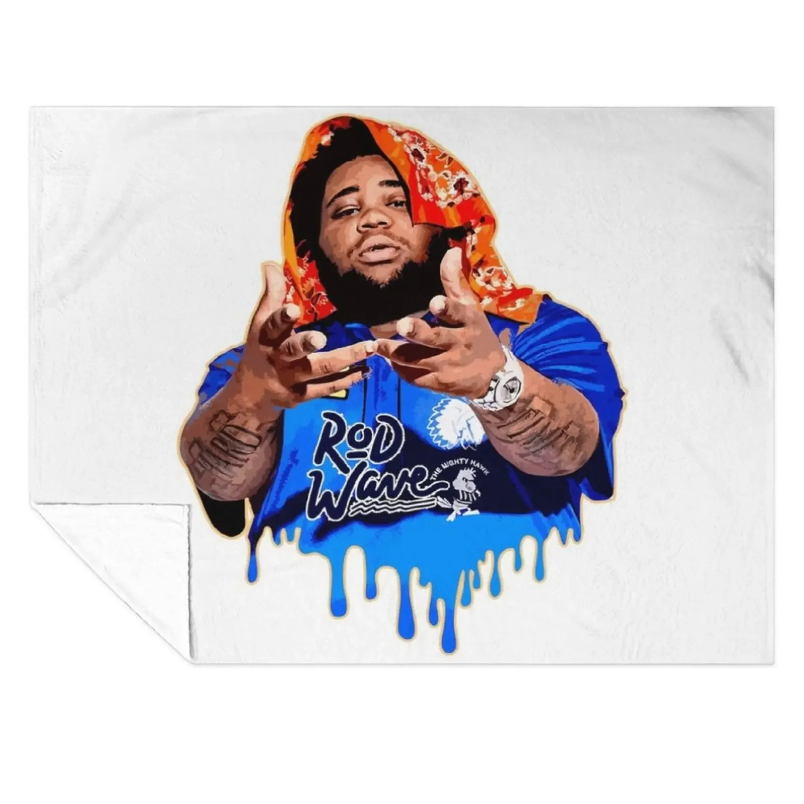 

rod wave v2 Throw Blanket funny gift Soft Big Luxury Decoratives Blankets