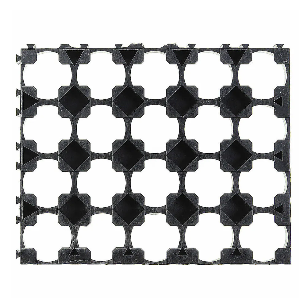 10/20/30/40/50 Pcs 18650 Battery 4x5 Cell Spacer Radiating Shell Pack Plastic Heat Holder Black Drop Shipping Support