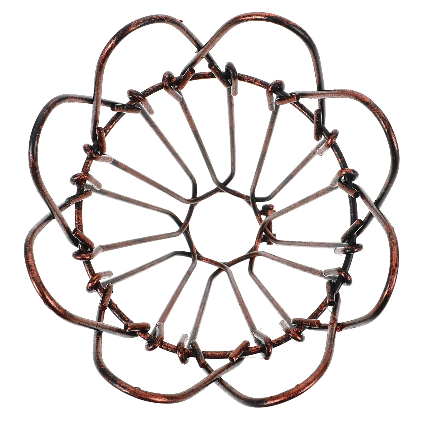 

Vintage Hollow Out Metal Wire Lampshade Iron Lamp Shade Pendant Light Cover for Home Bedroom Office Decorative Lamp