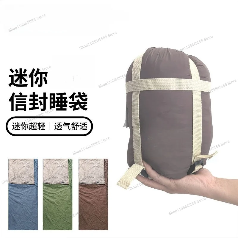For Mini Adult Sleeping Bag Outdoor Camping Down Cotton Dirty Sleeping Bag Machine Washable Splicing