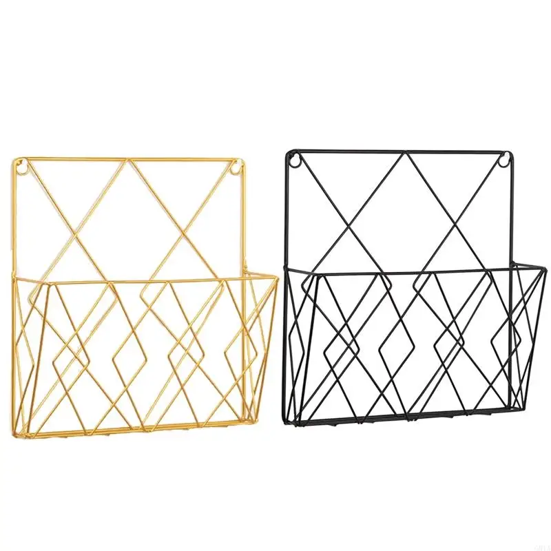 

G8TA Iron Wire Collection for Case Wall Mount File Holder Metal Magazine Ho