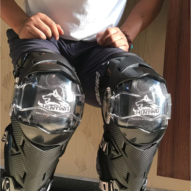 

KN01 AdulMotorcycle Racing Riding Knee Guard Protective Motocross Knee Protectors Pads Armor Kneepads Gear Rodilleras Moto
