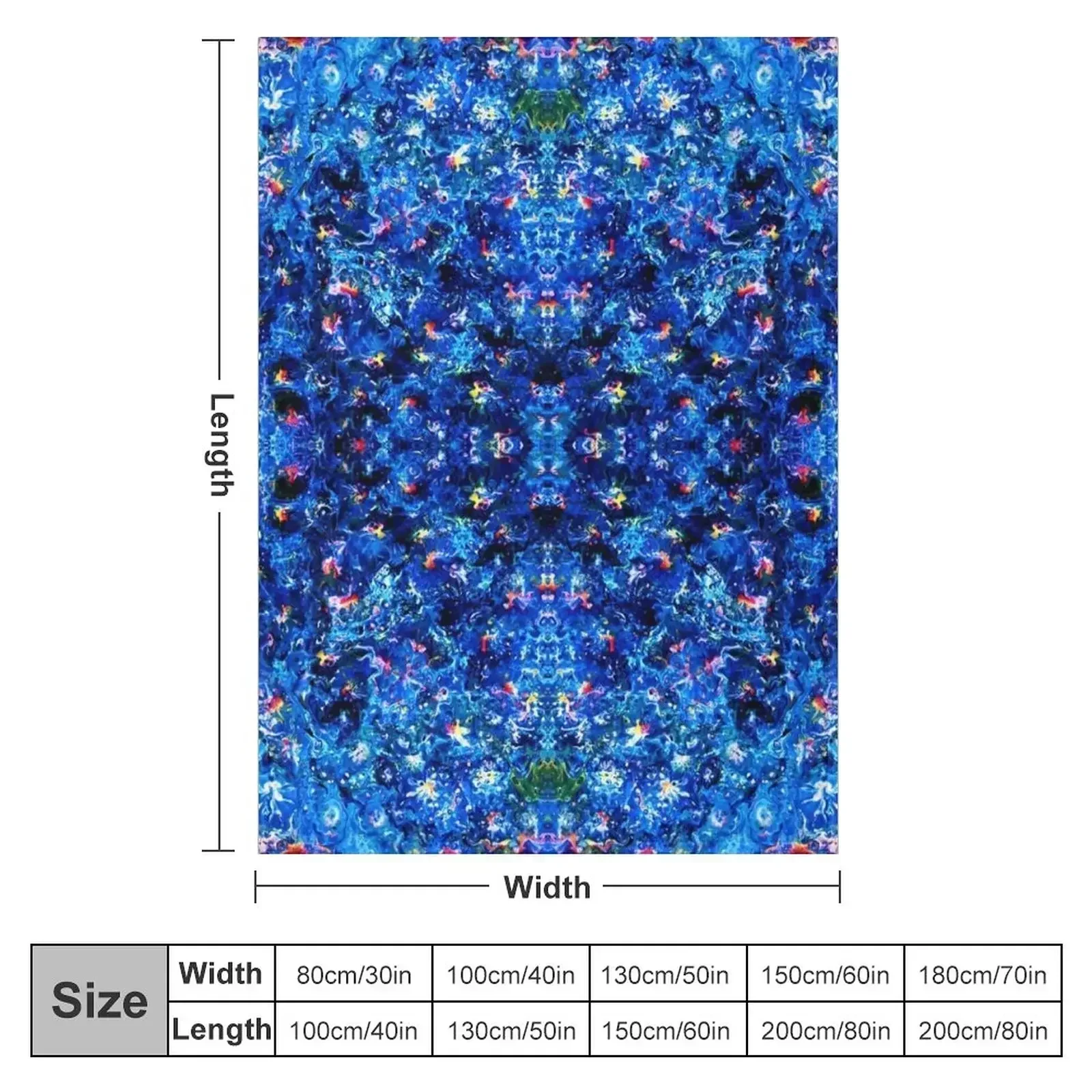 aquatic galaxy Throw Blanket Thermals For Travel Luxury Warm blankets and throws heavy to sleep Camping Blankets