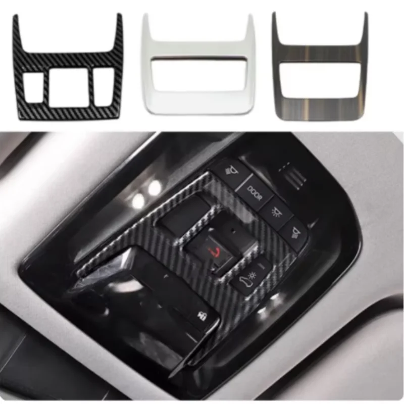 

For Toyota Harrier/Venza 2021 2022 2023 2024 ABS Car Front Reading Light Stick Cover Button Frame Body Trim Interior Accessories