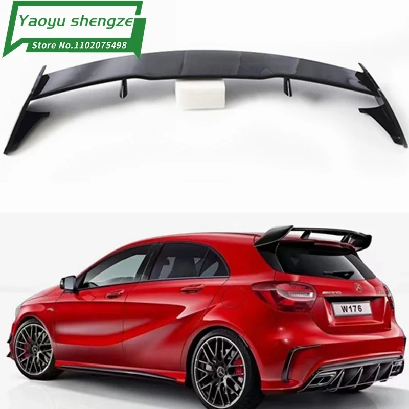 Red Color Rear Spoiler Wing For Mercedes Benz A Class W176 A160 A180 A200 A250 A45  5door Hatchback 2013-2018